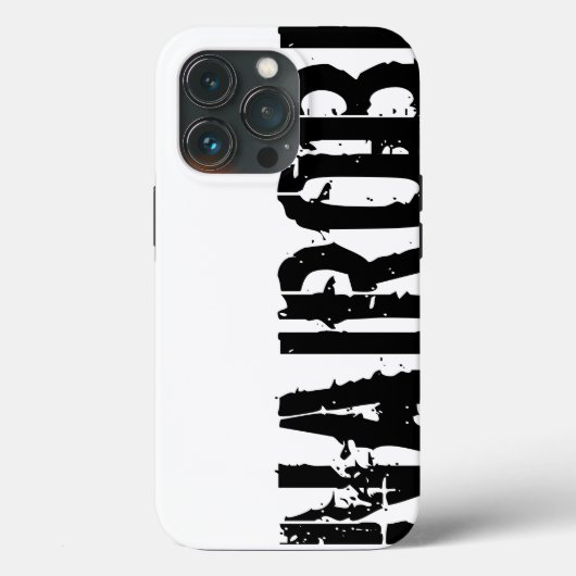 Nairobi - Style Urbain, coque iphone Noir Et Blanc (Verso)