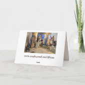 naissance de la carte de voeux jésus (Dos)