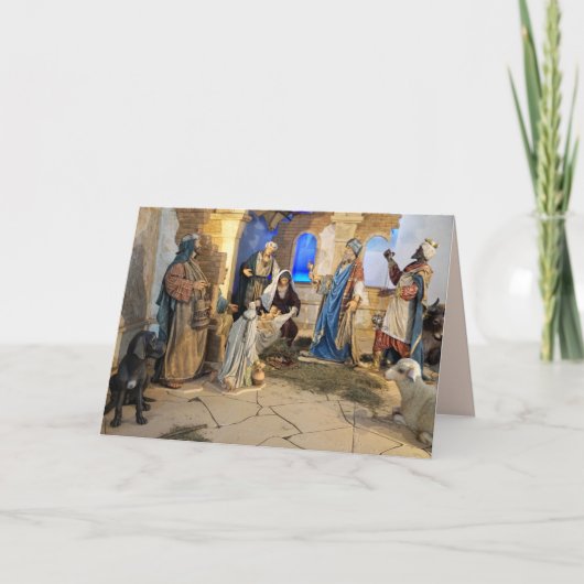 naissance de la carte de voeux jésus (Devant)
