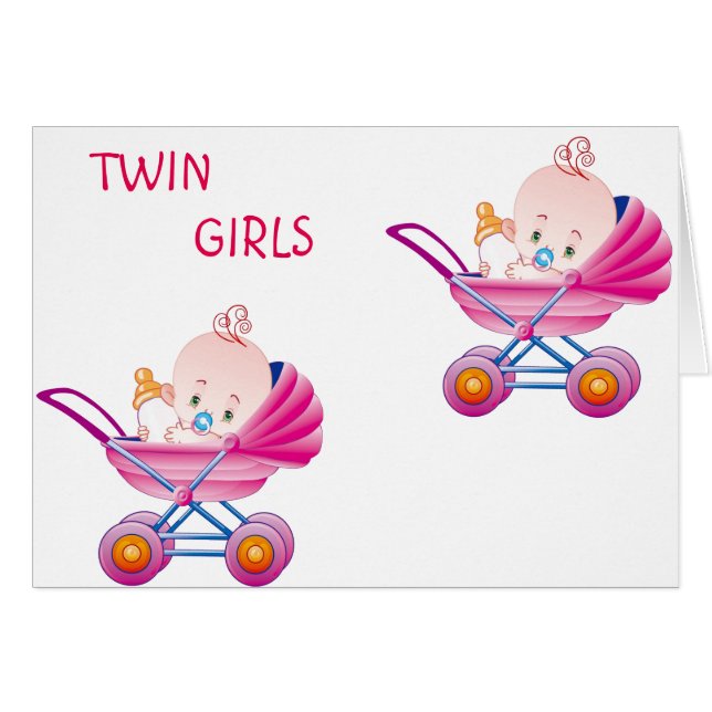 NAISSANCE DE ***TWIN GIRLS*** DANS DES BOGUES ROSE (Devant horizontal)
