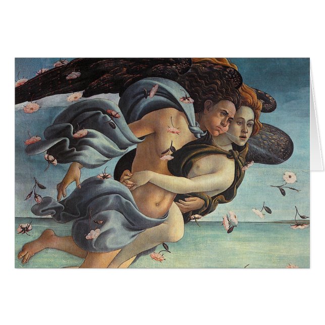 Naissance de Vénus, détail - couple mythologique (Devant horizontal)