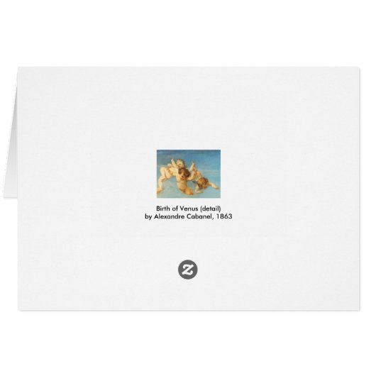 Naissance de Vénus, détails des anges par Alexandr (Dos Horizontal)