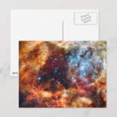 Naissance d'étoiles Carte postale cosmique (Devant / Derrière)
