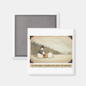 Naissance d'un aimant de neige (Recto/Verso)