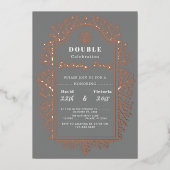 Naissance grise... Carte de vacances Foil Double C (Recto)