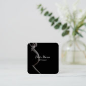 Naissance noire Doula Carte de visite de grossesse (Debout devant)