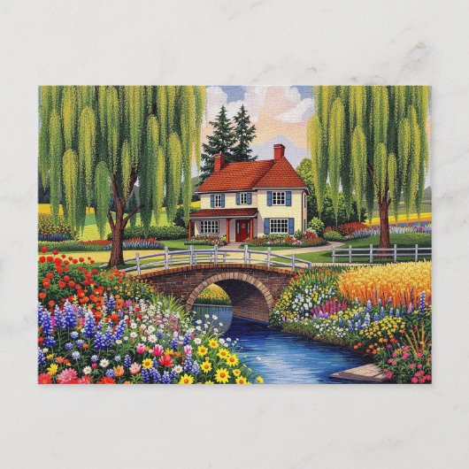 NAIVE ART design postcard Briefkaart (Voorkant)