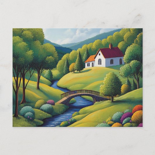 NAIVE ART postcard Briefkaart (Voorkant)