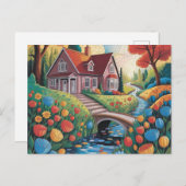 NAIVE ART postcard Briefkaart (Voorkant / Achterkant)