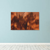 Najaar Abstract - bruin Canvas Afdruk (Insitu (Houten vloer))
