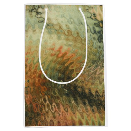 Najaar Abstracte Gift Bag Medium Cadeauzakje (Voorkant)