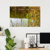 Najaar bij Pond Poster (Thuiskantoor)