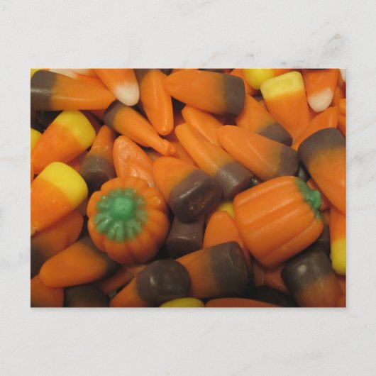 Najaar Briefkaart Candy Corn (Voorkant)