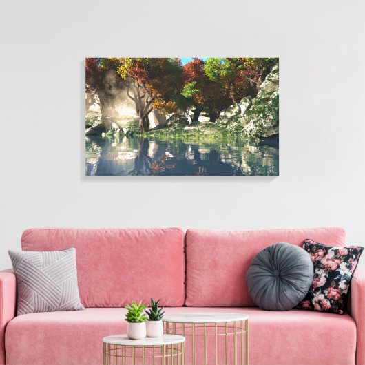 najaar canvas afdruk (Insitu (Woonkamer))