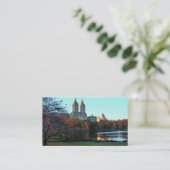 Najaar: Central Park Lake, San Remo Visitekaartje (Staand voorkant)