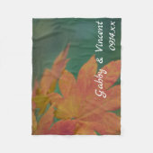 Najaar Colors Wedding Fleece Deken (Voorkant)