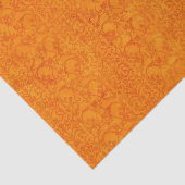 Najaar Damask Sinaasappel Tissuepapier (Detail)