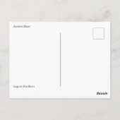 Najaar Decor Briefkaart (Achterkant)