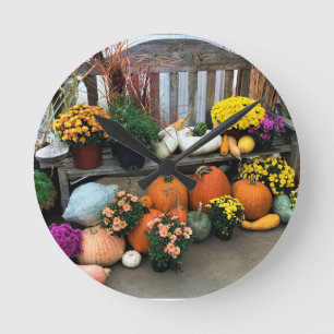Najaar Decor Ronde Klok