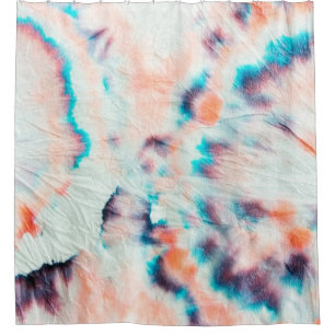 Najaar Dirty Art Graffiti. Tie Dye Shibori. Bordo Douchegordijn
