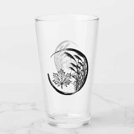 Najaar/Herfst Crest Glas (Achterkant)