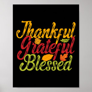 Najaar Herfst Familie Thanksgiving Poster