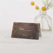  najaar Herfst Gold Ornamental Leaves Table (Achterkant)