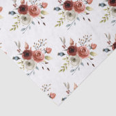 Najaar Herfst Mix Floral Wedding Paper Tissuepapier (Detail)