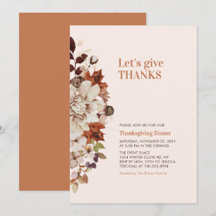 Najaar-/Herfst-vrienden geven/Bedankt geven het av Kaart