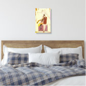 Najaar in Frankrijk Art Deco Canvas Afdruk (Insitu (Slaapkamer))