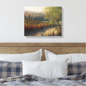 Najaar in Umbria Original Artwork Canvas Afdruk (Insitu (Slaapkamer))