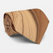 Najaar kleuren abstracte stropdas (Opgerold)