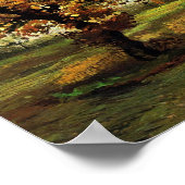 Najaar landschap Vier bomen van Gogh Fine Art Poster (Hoek)