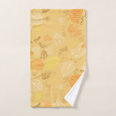 Najaar, Leaves Pattern 4 Bad Handdoek (Handdoek)