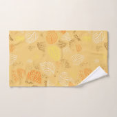 Najaar, Leaves Pattern 4 Bad Handdoek (Handdoek)