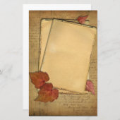 najaar lederen papier (Voorkant / Achterkant)