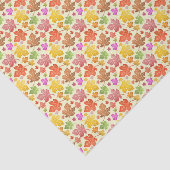 Najaar leest gekleurde Herfst-aple Leaf Pattern Tissuepapier (Detail)