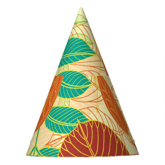 Najaar leest naadloos patroon feesthoedjes