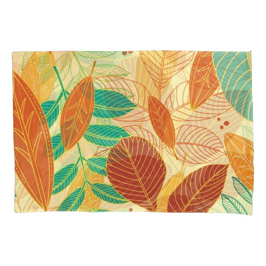 Najaar leest naadloos patroon kussensloop (Voorkant)