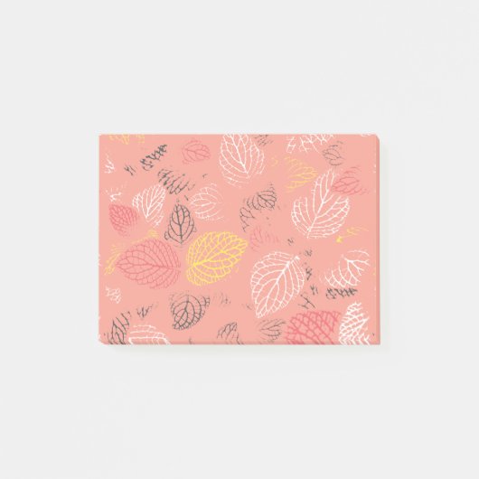 Najaar leest Patroon 5 Post-it® Notes (Voorkant)