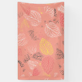 Najaar leest Patroon 5 Spandoek (Verticaal)