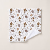Najaar leves Pattern Bad Handdoek (Wasdoekje)