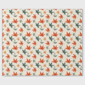 Najaar leves Pattern Cadeaupapier (Vlak)