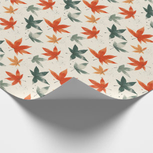 Najaar leves Pattern Cadeaupapier