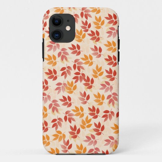 Najaar leves Pattern Case-Mate iPhone Case (Achterkant)