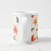 Najaar leves Pattern Extra Grote Beker (Achterkant)