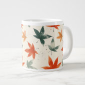 Najaar leves Pattern Extra Grote Beker (Voorkant rechts)