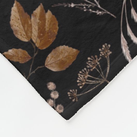 Najaar leves Pattern Fleece Deken (Hoek)