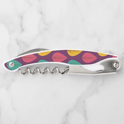 Najaar leves Pattern Kurkentrekker (Achterkant)