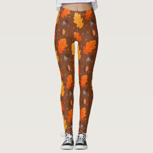 Najaar leves Pattern Leggings